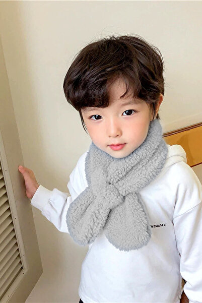 Bundera Woof Kids Plush Scarf Windproof Camisole Fleece Neck Collar Shawl