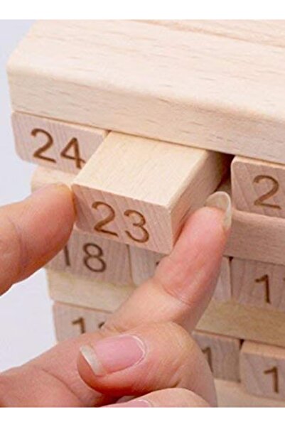 Generic 51 Pieces Classic Wooden Block Set That Is Non-toxic, Eco-friendly And Stackable