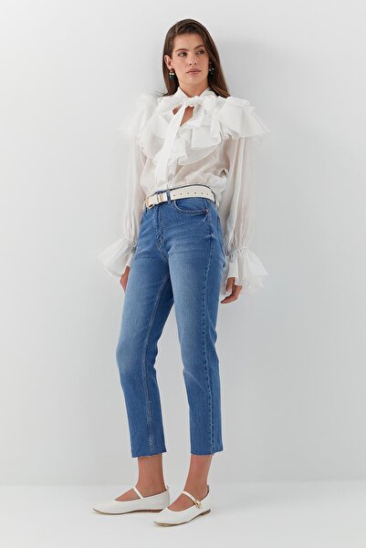 MARKALİSTE Παντελόνι Flaire Jean Μπλε