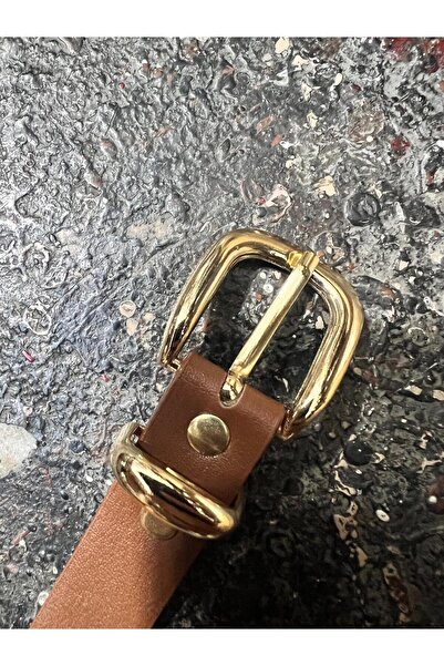 Descoin Dámský pásek se zlatou sponou, pásek na kabát, pásek na kalhoty, pásek na šaty