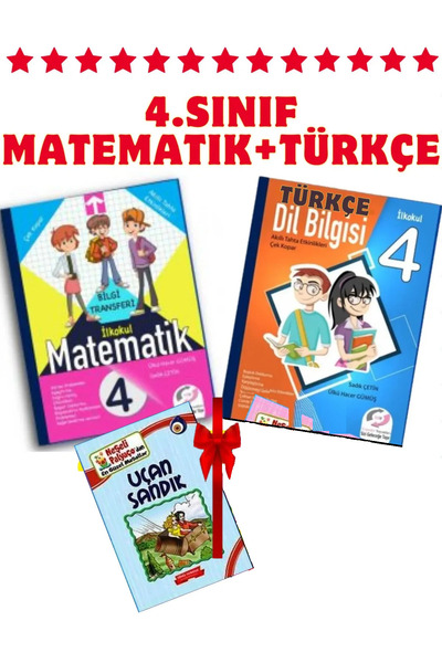 GÖNÜL YAYINCILIK 4.sınıf Matematik Türkçe Adet Macera Kitabı Karışık Süper Set