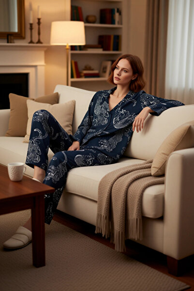 PayBuy Γυναικείο σετ πιτζάμες με μοτίβο τίγρης ιξώδες άνετο κομψό χειμωνιάτικ...