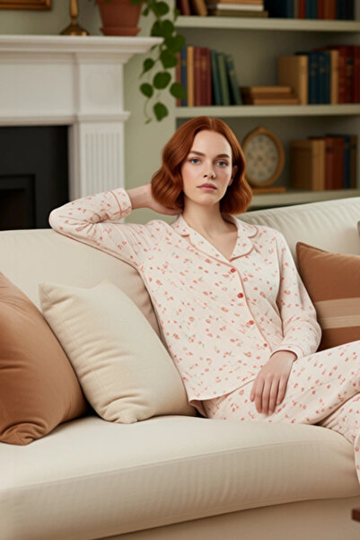 PayBuy Γυναικείο Floral 100% βαμβακερό κανονικό σετ πιτζάμες για την εποχή το...