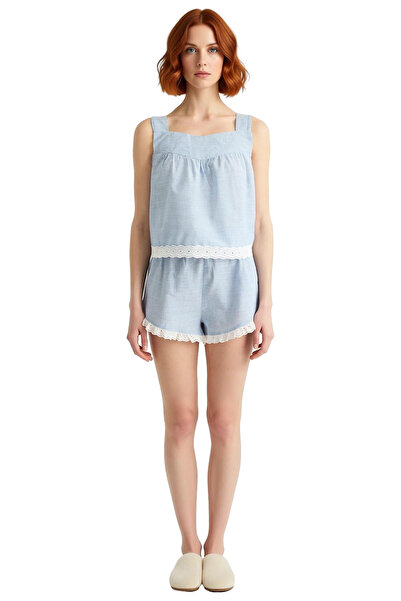 PayBuy Women's Cotton Pajama Set Regular Fit Lace Details Stylish Appearance Durable Material