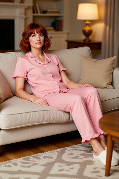 PayBuy Γυναικεία σετ βαμβακερών πιτζάμες με μοτίβο λεοπάρδαλης κανονική εφαρμ...