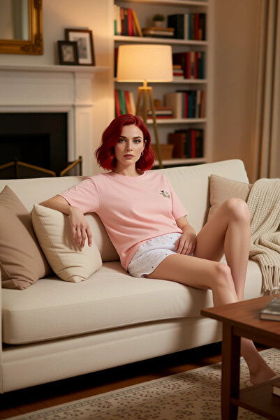 PayBuy Γυναικεία Σετ Πυτζάμες από Βαμβακερό Σχέδιο Καρδιάς Άνετα και κομψά οι...