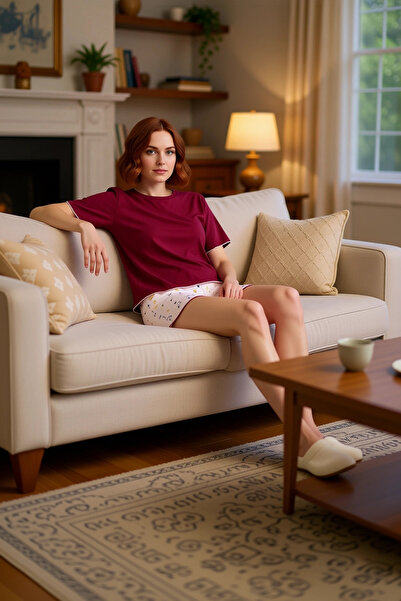 PayBuy Γυναικείο σετ πιτζάμες με σχέδιο Galaxy Βαμβακερό πλεκτό ύφασμα από πο...