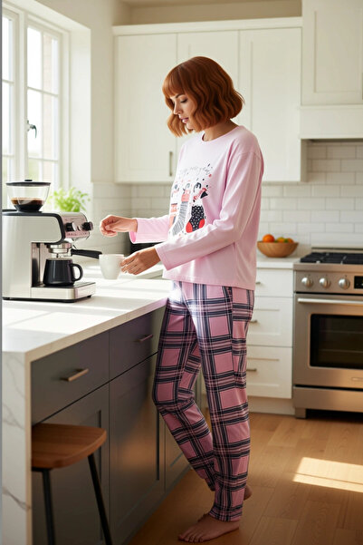 PayBuy Set pijamale de iarnă pentru femei 100% bumbac croi obișnuit Confortabil Somn Design Trending Confortabil