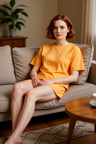 PayBuy Γυναικείο κοντομάνικο σετ βαμβακερών πιτζάμες με κανονική εφαρμογή μακ...