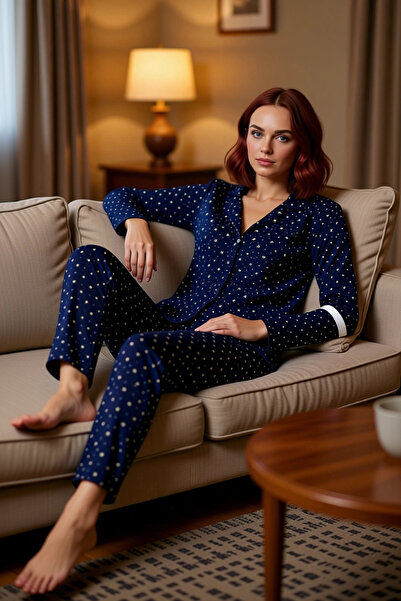 PayBuy Γυναικεία σετ πιτζάμες από βαμβακερό σχέδιο Galaxy Ποιοτική κατασκευή ...