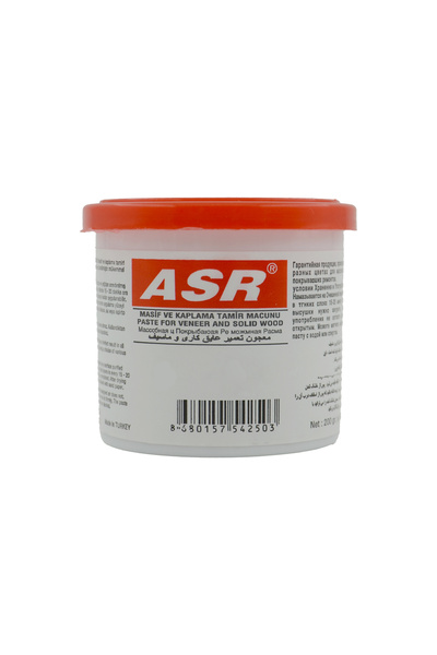 ASR Ahşap Mobilya Masif ve Kaplama Tamir Macunu 200 gr Beyaz