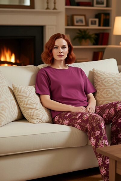 PayBuy Γυναικείο κοντομάνικο σετ πιτζάμες από βαμβακερό γιακά ποδηλάτου Άνετο...