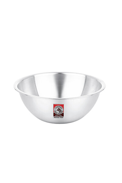 ZEBRA THAILAND ZEBRA 45 x 17.5 cm/17.5 L Food Preparation Bowl, Durable 304 Stainless Steel with Thick Walls, Restaurant Size