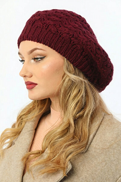 Ritagarcia Çift Kat Bordo Kadın Ressam Bere