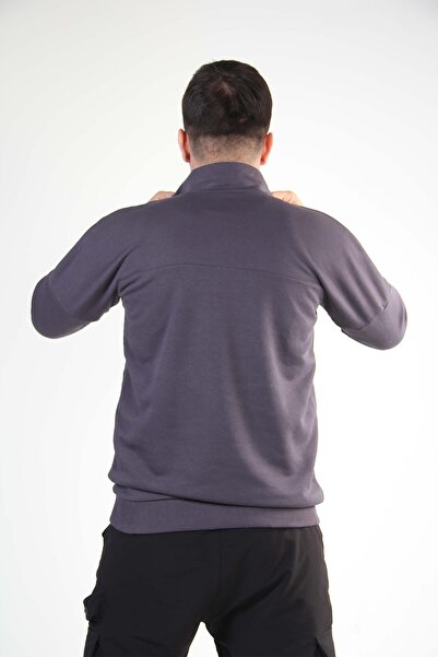 Mckanzie 5485 ψηλός λαιμός Φούτερ με μισό φερμουάρ