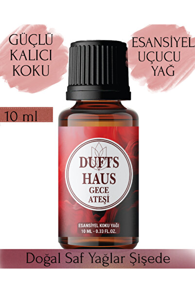 duftshaus Gece Ateşi Esansiyel Uçucu Yağ Buhurdanlık Yağı Difüzör Esansı Arom...