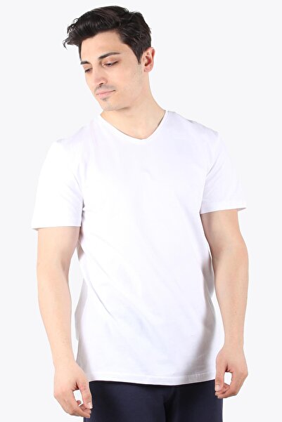 Mckanzie Μπλουζάκι με λαιμόκοψη σε σχήμα V Basic Single Jersey Regular Fit 2021