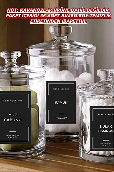 Kt Grup 56 штук етикеток для ванної кімнати - миючий засіб - етикетка для осо...