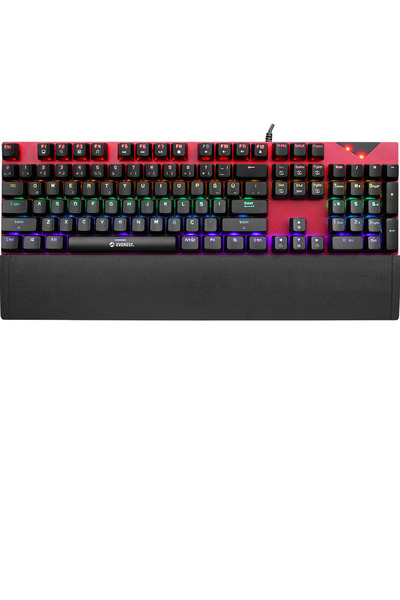 Everest Kb-mk7 Kırmızı Bilek Destekli Mekanik Klavye Q Kırmızı Switch Gaming ...