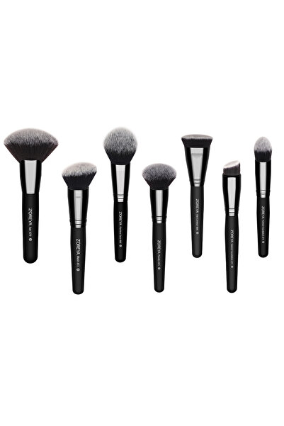 Z'oreya Set de pensule profesionale pentru machiaj Kabuki Detail 7 piese