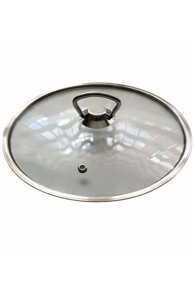 Genel Markalar Metal Tepe Cam Kapak Tencere Kapağı 28 cm