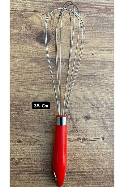 Doğuş Mutfak Stainless Steel Metal Whisk - Kitchen Tool for Mixing Eggs, Cakes and Dough 35 cm