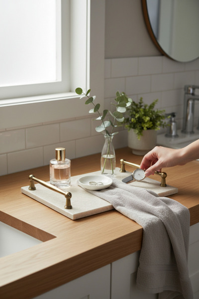 Akayev Travertine Rustic 30X20 cm Tray