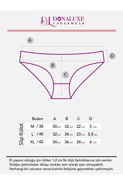 Donaluxe Women's Panties, Women's Bikini 7-Piece Soft Cotton Panties