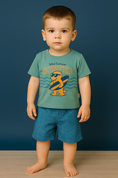 GMG Baby Surfer Shorts T-Shirt 2 Piece Set