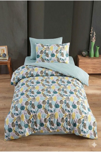 karanihome Double Sided Single Duvet Cover Set