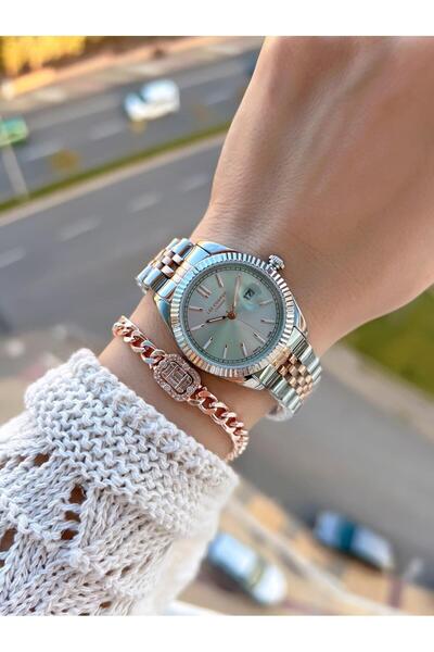 Lee Cooper ساعة يد نسائية وسوار من الفولاذ المقاوم للماء من Elite Series 3 Atm - BLC7335.430