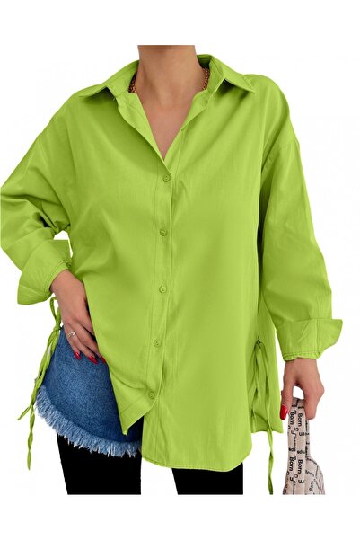 Modamorfo Long Back Shirt with Lace Up Sides