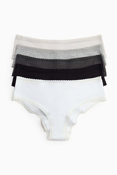 H&M مجموعة من 5 سراويل داخلية قطنية