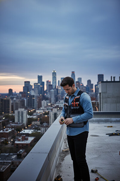 Probag 19 Pocket Electrician Tool Vest |   Water Resistant |   Reflective Work Vest