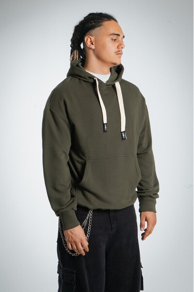 HYPERS Men's Kangaroo Pocket Hooded Hoodie Us1109Hk