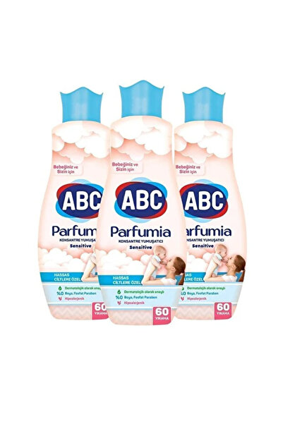 ABC DETERJAN Parfumia Sensitive Bebeklere Özel 60 Yıkama Çamaşır Yumuşatıcısı (1 x 1440 mL)