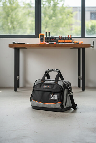 Probag 28 Compartments Professional Tool Bag |   Fully Openable Waterproof |   Hard Plastic Base |   Tool Bag