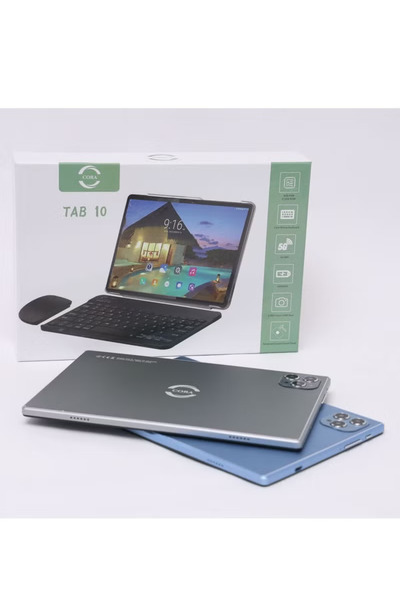 Cora Tab 10 2.0 Ghz 10.1 Inch Display Android Tablet With 8 GB RAM 512 GB 6000 Battery Grey