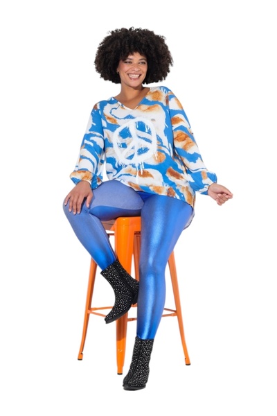 MAMAYAGA Γυναικείο ελαστικό γυαλιστερό γυαλιστερό καμπύλο ψηλόμεσο αθλητικό κομψό κολάν