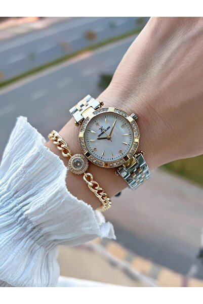 Daniel Klein Çelik Kordon 30 Mt Suya Dayanıklı Kadın Kol Saati+Bileklik BFG.1...