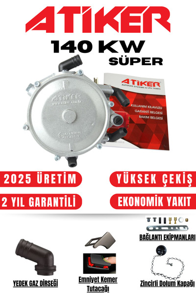 ATİKER Karbüratörlü Regülatör 140 kw uyumlu