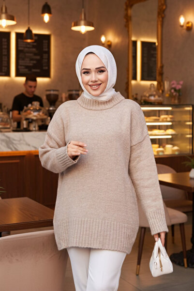 N.S NEVA STYLE Mink Hijab Knitwear Sweater Tunic 55551V