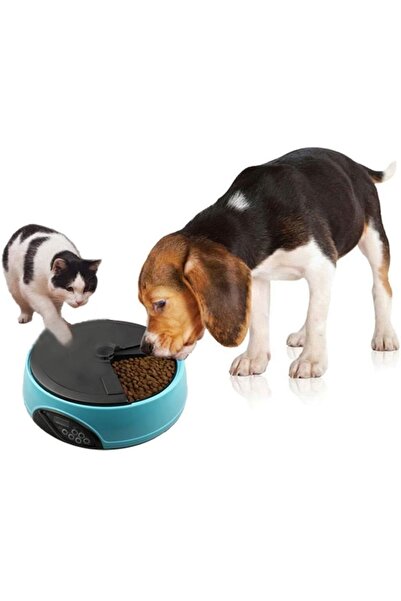 SSMEDIA Hranitor electric automat pentru animale, Câini, Pisici, cu Ecran LCD