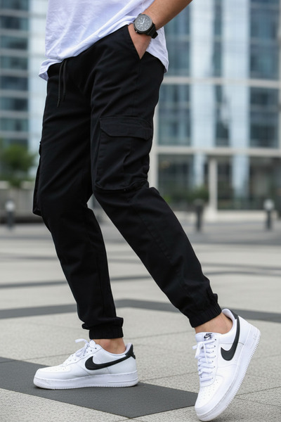 VIKUNYA Men's Premium Quality Cotton Cargo Pants with Side Pockets New Season