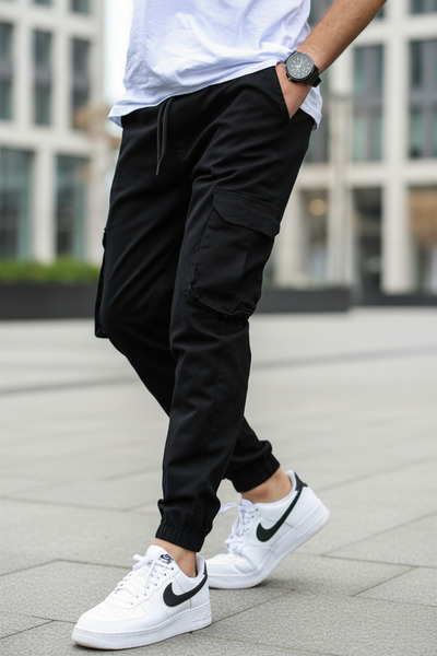 VIKUNYA Men's Premium Quality Cotton Cargo Pants with Side Pockets New Season