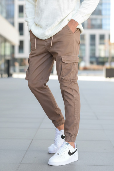 VIKUNYA Men's Premium Quality Cotton Cargo Pants with Side Pockets New Season