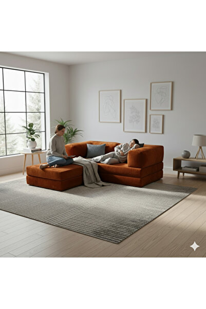 DECHOME 160X160 Köşe Takımı | Köşe Koltuk | Modüler Köşe Takımı | Yataklı L K...