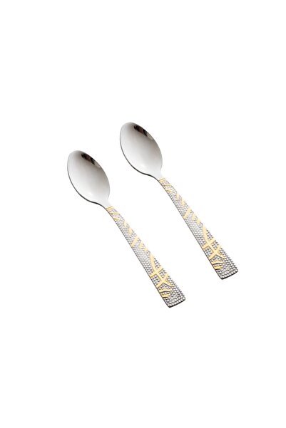 HIC 12-Piece Stainless Steel Teaspoon Set