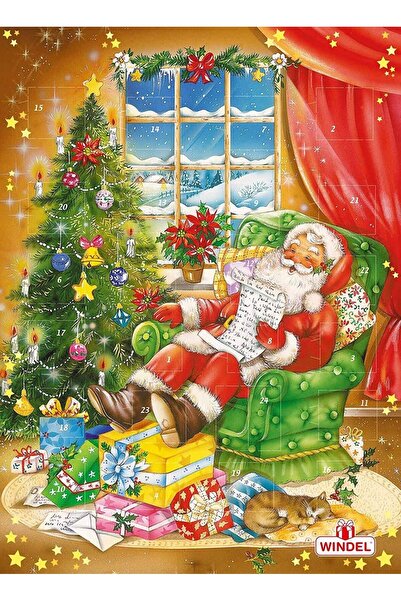 WINDEL Christmas Advents Calendar Çikolata- Çikolatalı Yılbaşı Takvimi 75 G.