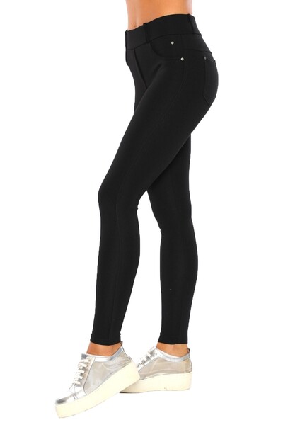 Alışveriş Sokağı Toparlayıcı Tayt Pantolon Görünümlü Arka Cepli